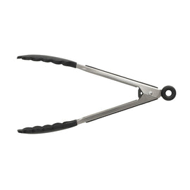 Outils2Cook - Pinces de Cuisine en Silicone Poivre Noir Tools2Cook - Siliconen Keukentang Black Pepper Serveertang Tools2Cook