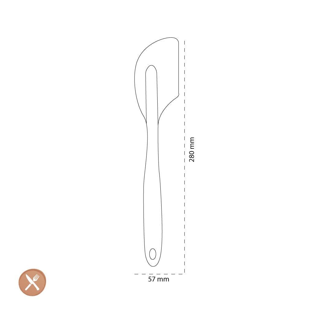 Tools2Cook - Siliconen Spatel Black Pepper Spatel Tools2Cook