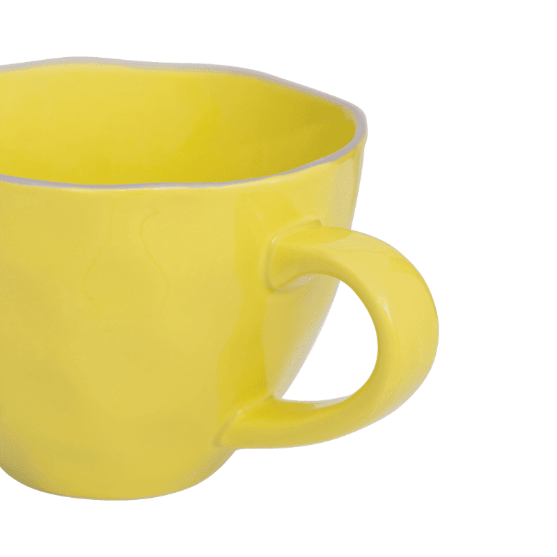 Urban Nature Culture - Good Morning - Cappuccino Mok - Sculpted - Lime Light Urban Nature Culture
