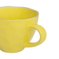 Urban Nature Culture - Good Morning - Cappuccino Mok - Sculpted - Lime Light Urban Nature Culture