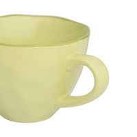 Urban Nature Culture - Good Morning - Cappuccino Mok - Sculpted - Pale Green Urban Nature Culture