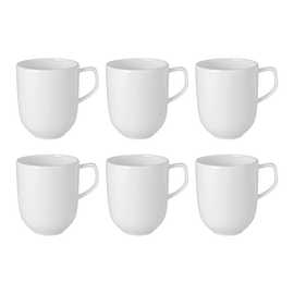Villeroy & Boch - Afina - Mug 11x8.5cm, 0.39l Villeroy & Boch - Afina - Mok 300ml met oor, Set van 6 Mokken Villeroy & Boch