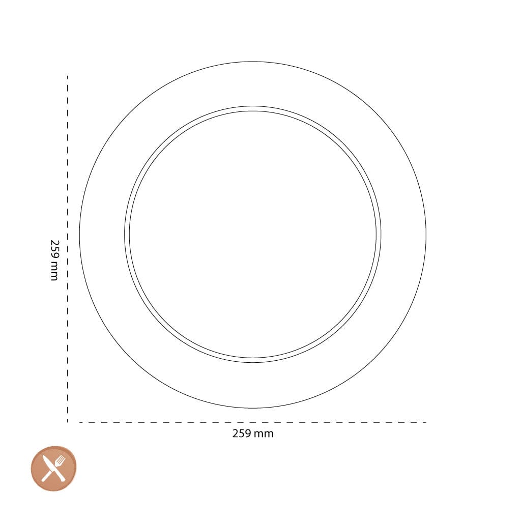 Villeroy & Boch - Crafted Cotton Dinerborden 6 stuks 26cm Dinerborden Villeroy & Boch