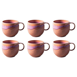 Villeroy & Boch - Perlemor Coral - Mug 0.35l Villeroy & Boch - Perlemor Coral - Mok 290ml, Set van 6 Mokken Villeroy & Boch