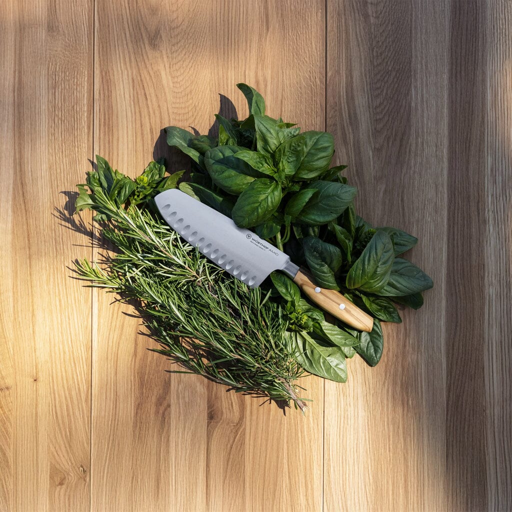 Wusthof - Amici Santoku met kuiltjes 17 cm Santokumes Wusthof
