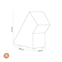Wusthof - Classic 7-delige messenset met blok zwart Messenset met blok Wusthof