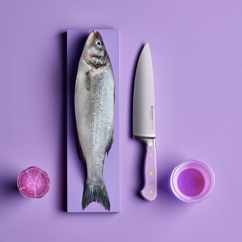 Wusthof - Classic Colour 7-delige messenset met blok Purple Yam Messenset met blok Wusthof