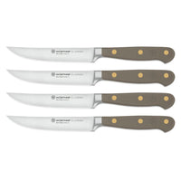 Wusthof - Classic Steakmessenset 4-delig Velvet Oyster Messenset Wusthof