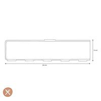 Wusthof - Protection magnétique pour couteau de 26 cm de large
