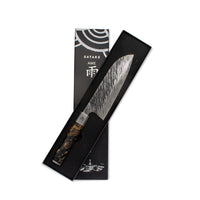 Ame - Japanse Santoku Rain Pattern 18 cm Santoku mes Satake