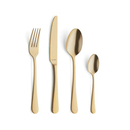 Amefa - Austin 24-delige Bestekset 6 Personen - Mat Goud Bestekset Amefa