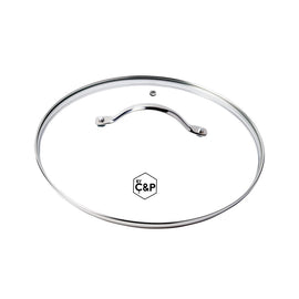 Cook & Pan - Glass lid 24 cm By C&P - Glazen deksel 24 cm Pannendeksel By C&P