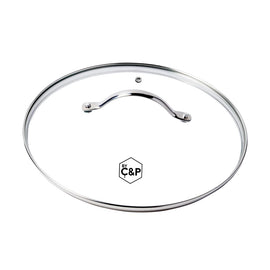Cook & Pan - Glass lid 28 cm By C&P - Glazen deksel 28 cm Pannendeksel By C&P