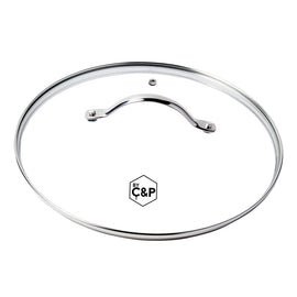 Cook & Pan - Glass lid 30 cm By C&P - Glazen deksel 30 cm Pannendeksel By C&P