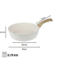 By C&P - Go Ivory Hapjespan 24 cm By C&P