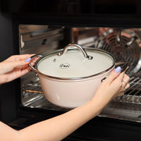 By C&P - Go Ivory Kookpan 24 cm met glazen deksel Kookpan By C&P