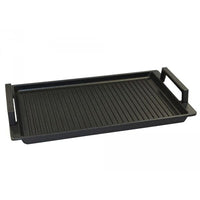 Eurolux - Grillplaat met grepen 41 x 24 x 2,5 cm - Flexinductie Grillplaat Eurolux