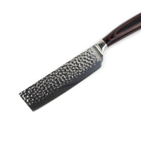 Hammered RVS Nakiri 18 cm Shinrai Japan