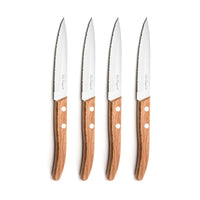 Lou laguiole - Forest 4-delige steakmessen set - Hout Lou Laguiole