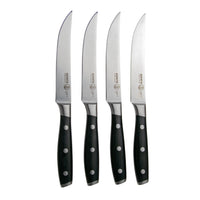 Messermeister - Avanta 4-delige zwarte steak messenset Messensets Messermeister