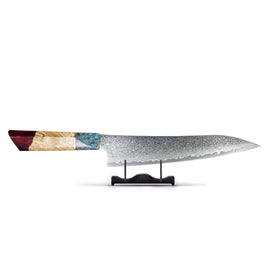 Ruby Epoxy Jewels - Couteau de Chef Damas 23 cm - Edition Spéciale Bezig met laden...