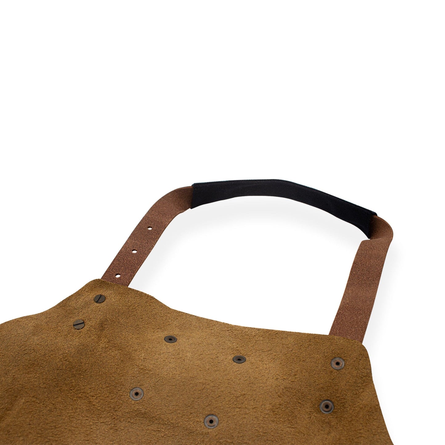 Witloft - Craft Leren Schort Kids Vintage Zwart/Cognac Schort leer Witloft