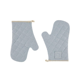 Witloft - Recycled Cotton Oven Mitts (2 pcs.) - Sky Blue Witloft - Gerecycled Katoen Ovenwanten (2 st.) - Hemelblauw Ovenwanten Witloft