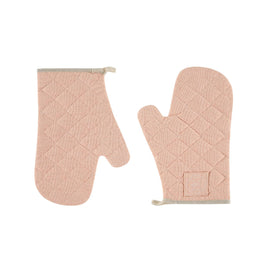 Witloft - Recycled Cotton Oven Mitts (2 pcs.) - Salmon Witloft - Gerecycled Katoen Ovenwanten (2 st.) - Zalm Ovenwanten Witloft
