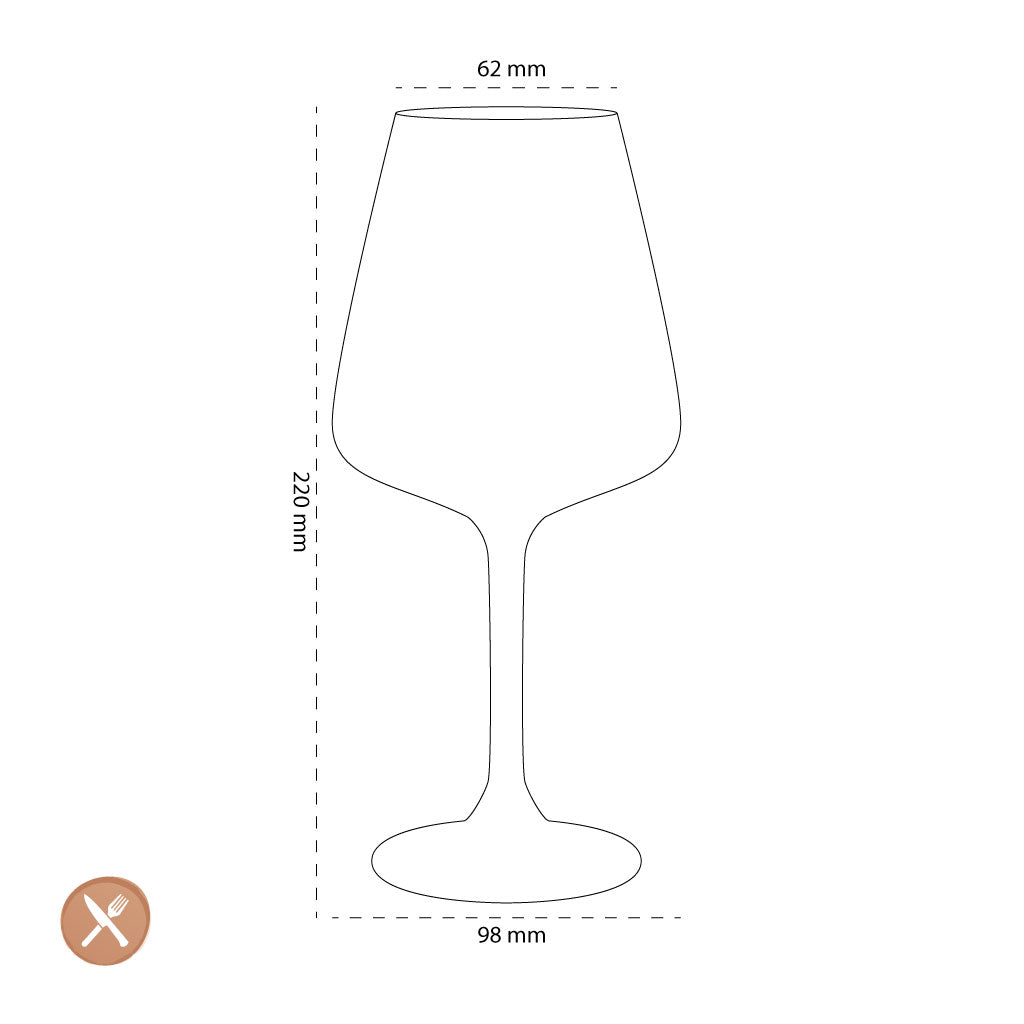 Leonardo - PALADINO White Wine Glasses 540 ml - Pack of 6