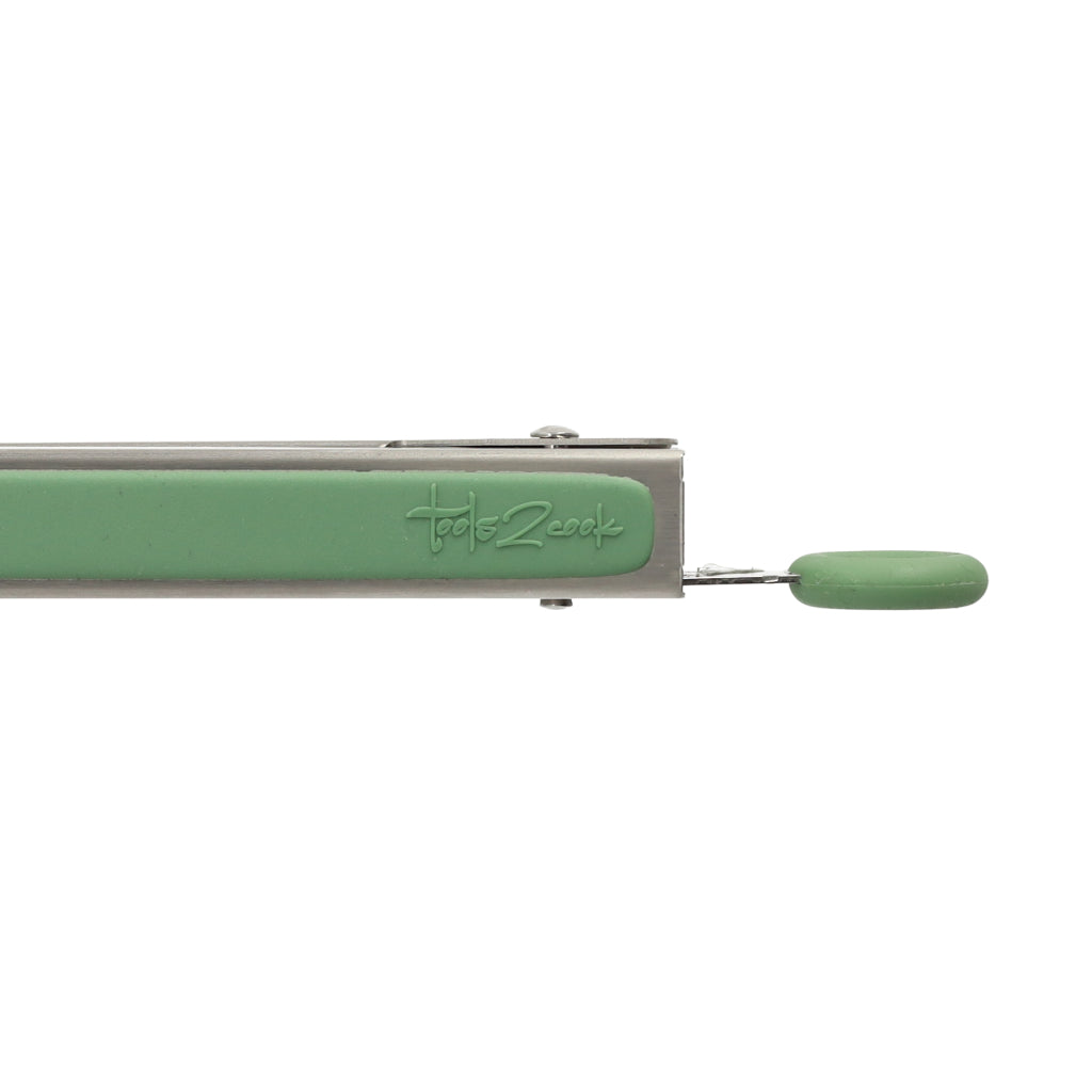 Tools2Cook - Silicone Kitchen Tongs Sage Green