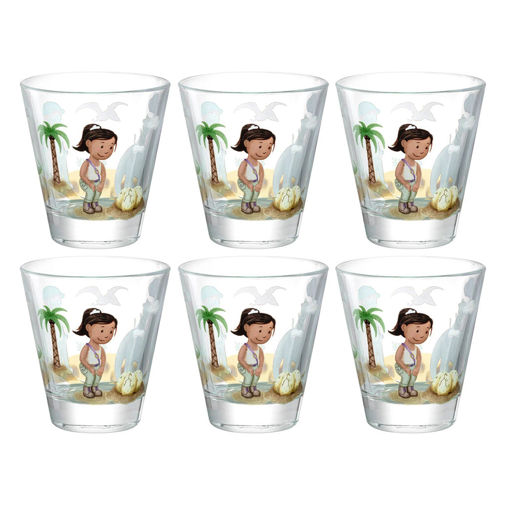 Leonardo - Bambini Avventura Drinking Glass 215ml Dino - 6 pieces