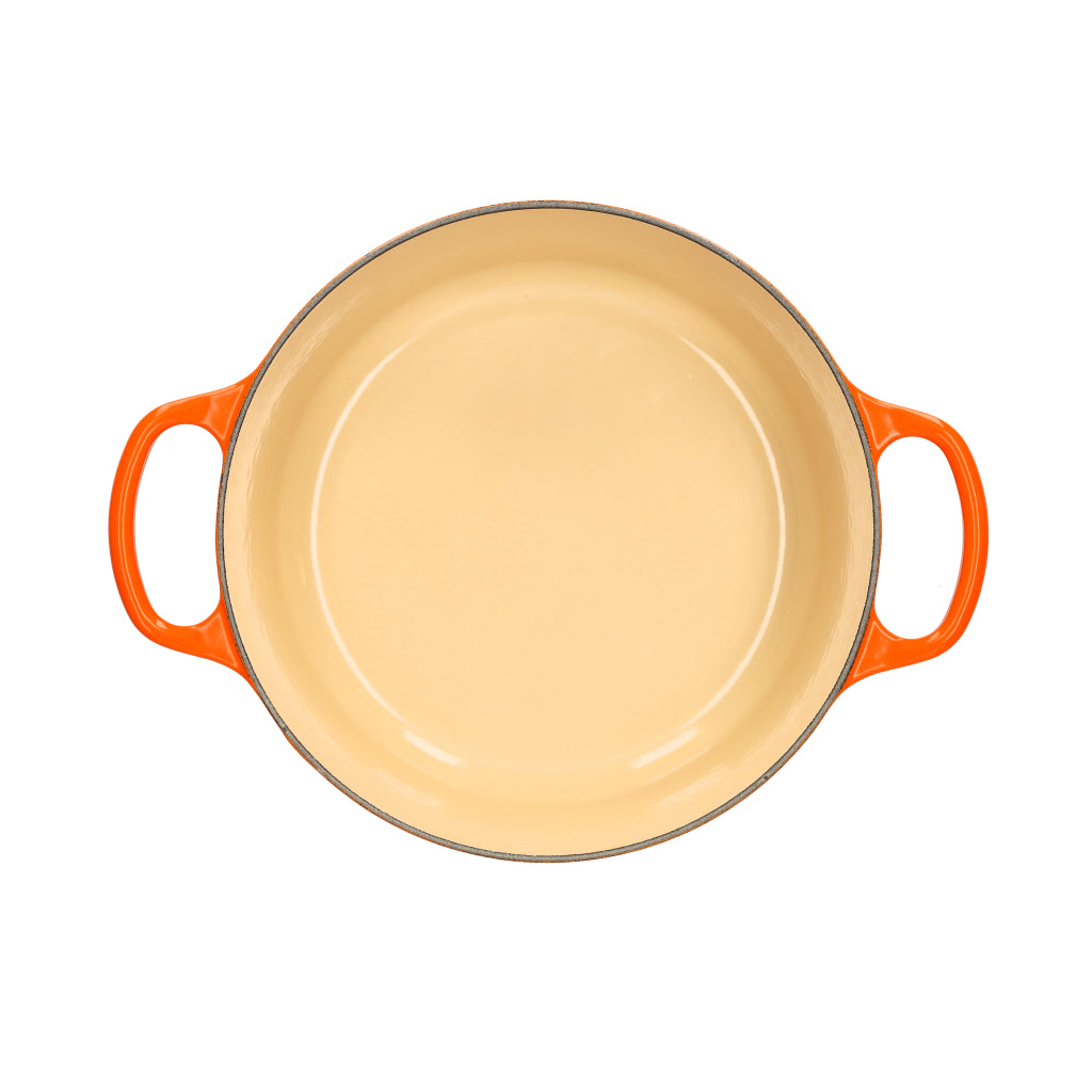 LeCreuset - Roast- / Stew pan Signature round Orange-red 24cm 4.2l