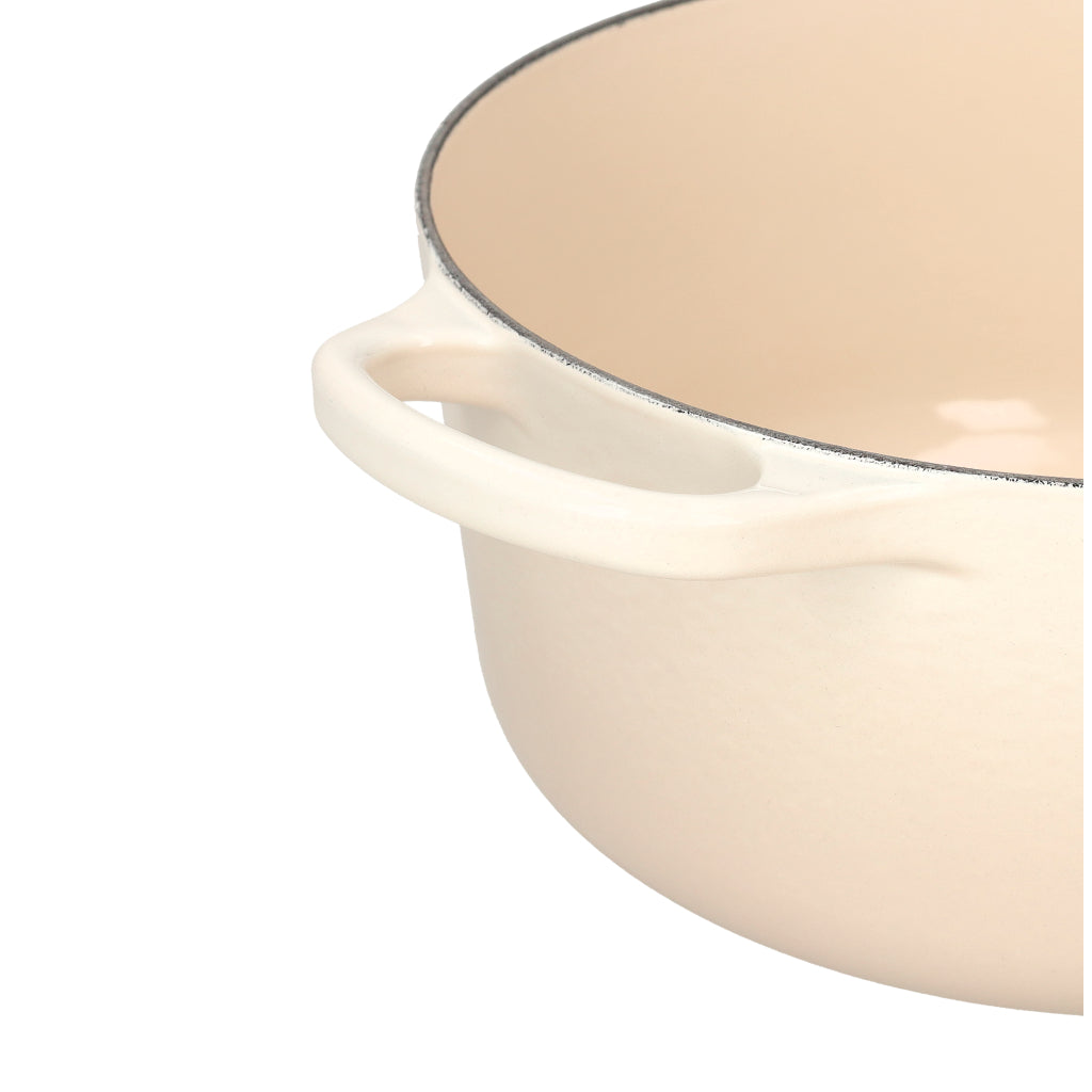 LeCreuset - Roast- / Stew pan Signature round Meringue 24cm 4.2l