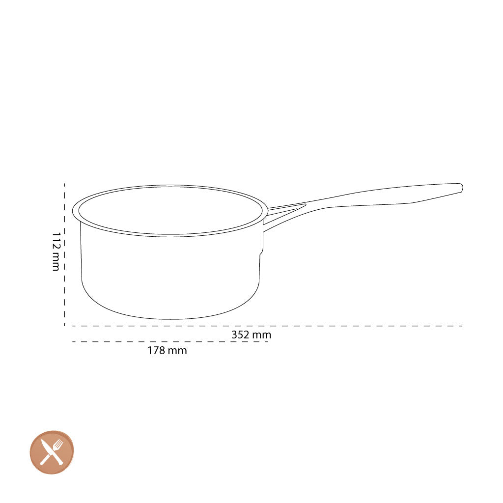 Demeyere - Industry 5 Casserole sans couvercle 16 cm