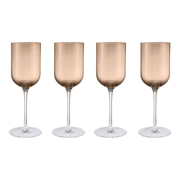 Blomus - FUUMI Witte Wijnglazen Coffee 310 ml (set van 4)