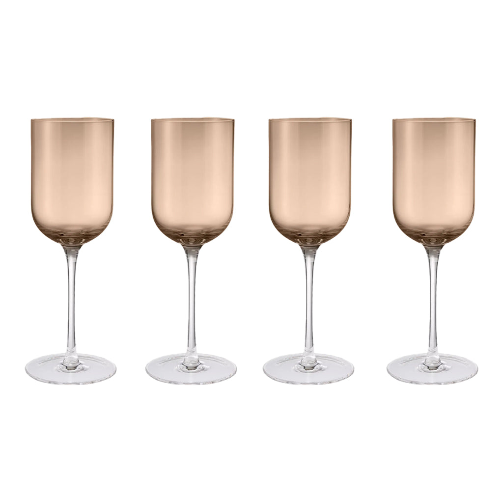 Blomus - FUUMI Witte Wijnglazen Coffee 310 ml (set van 4)