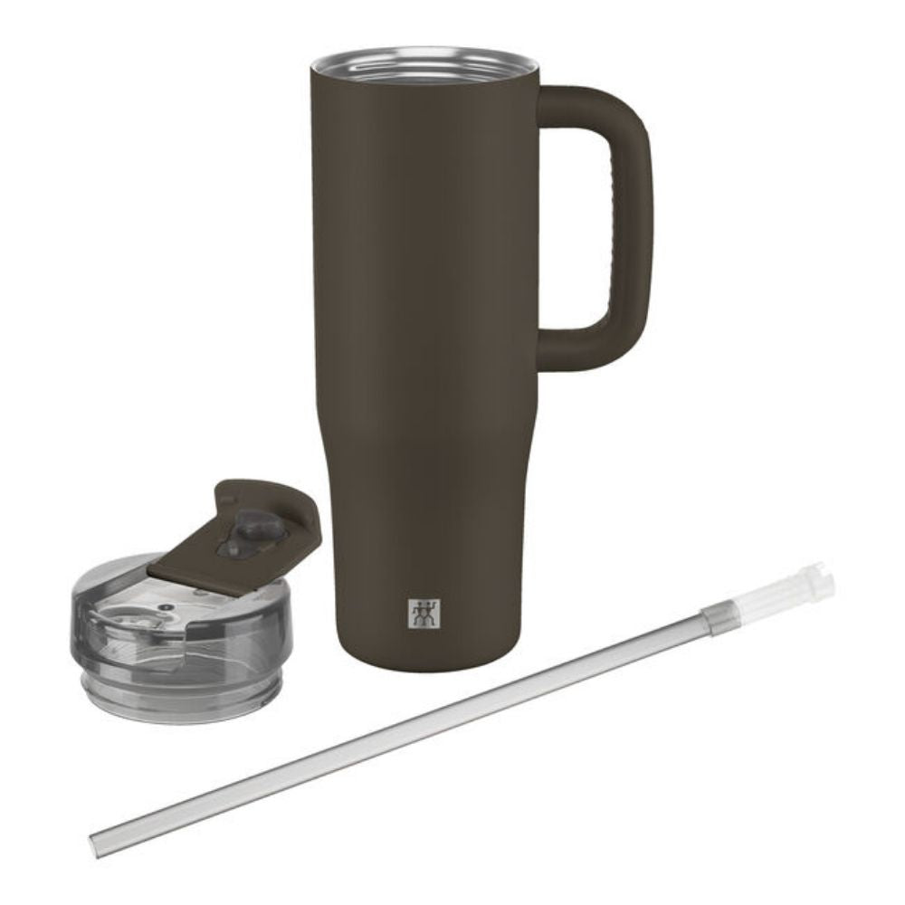 ZWILLING - Thermo Plus | Chocolate | 900 ml | Thermo Mug with Straw