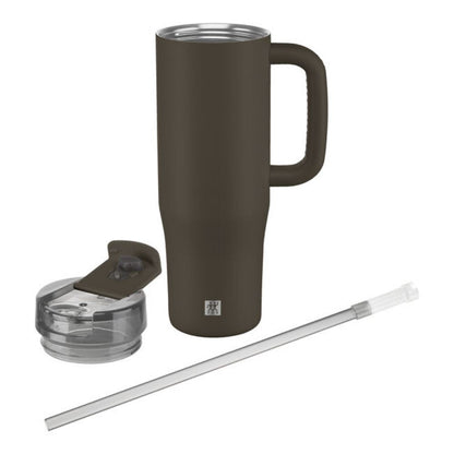 ZWILLING - Thermo Plus | Chocolate | 900 ml | Thermo Mug with Straw