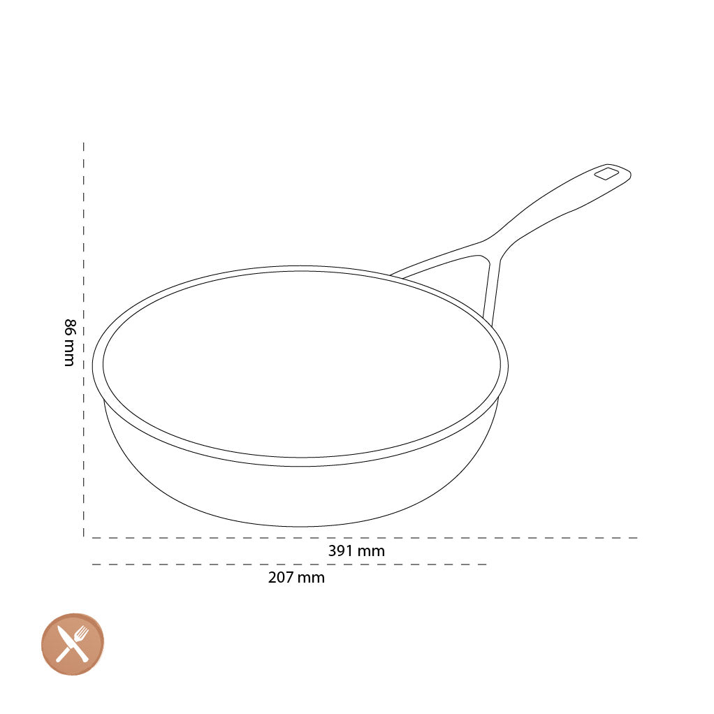 Demeyere - Alu Pro 5 Ceraforce Frying Pan Set 20 + 24 cm