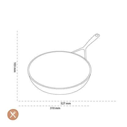 Demeyere - Alu Pro 5 Ceraforce Frying Pan 30 cm