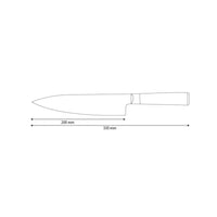 Shinrai Knives - Hammered Damast BR - Damascus Chef's Knife 20 cm