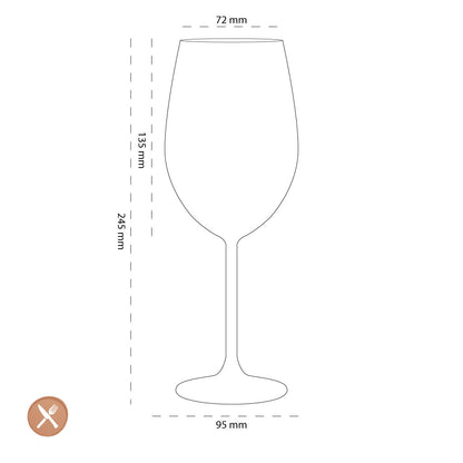 Leonardo - DAILY Bordeaux Wine Glasses 640ml - Pack of 6