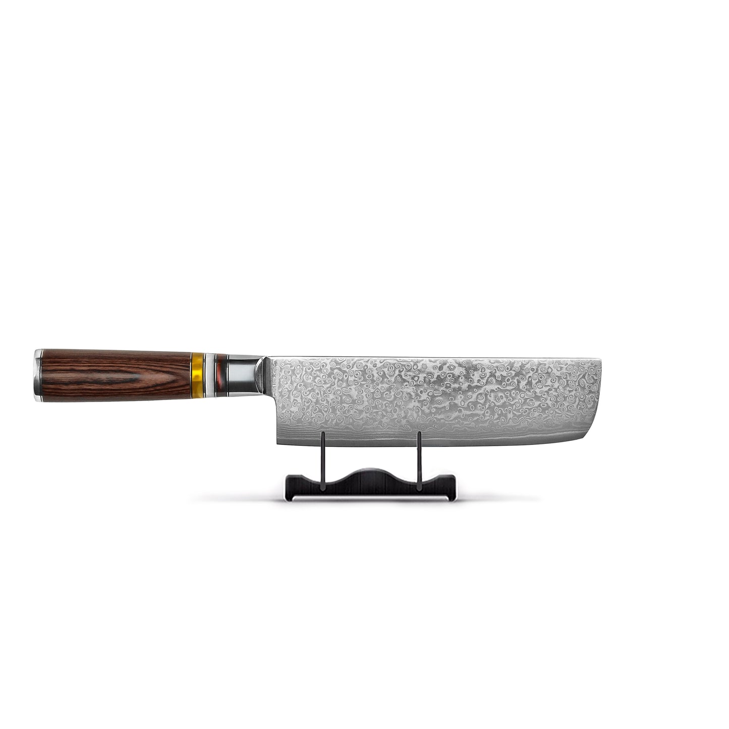 Shinrai Knives - Micarta Jewels Damascus Nakiri 18 cm