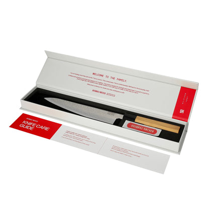 Shinrai Knives - Takumi Kaza 7-piece Damascus Knife Set