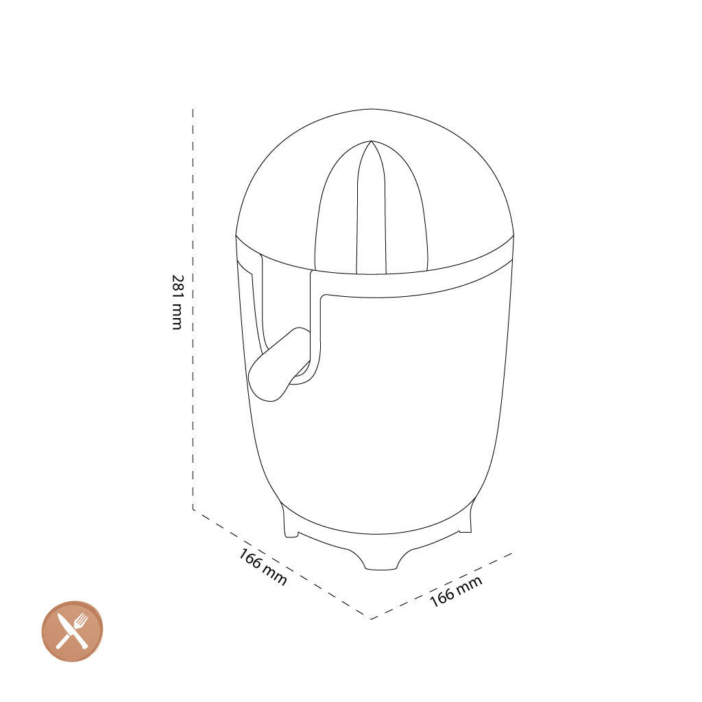 Smeg - Citrus Press | Red | 50s | Citrus Juicer