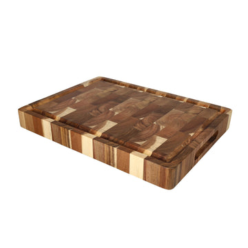 Shinrai Knives - Luxury Cutting Board Acacia Wood - 41 x 30 x 4.5 cm