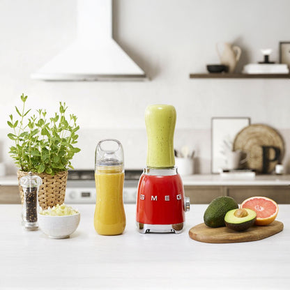 Smeg - Mini Blender | Red | 50s | Table Blender PERSONAL BLENDER