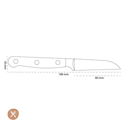 Zwilling - Prof S Vegetable Knife 80 mm