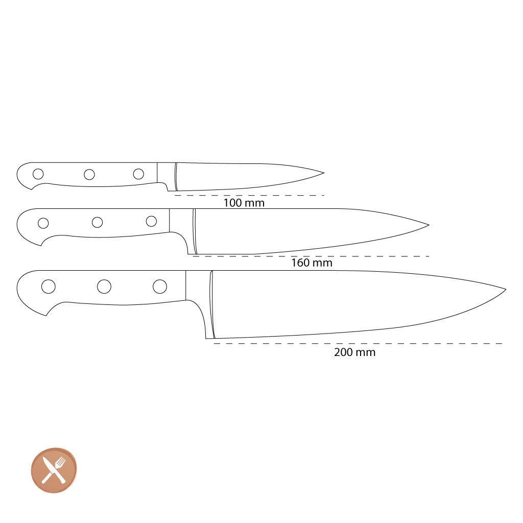 Zwilling - Prof S Knife set 3-piece