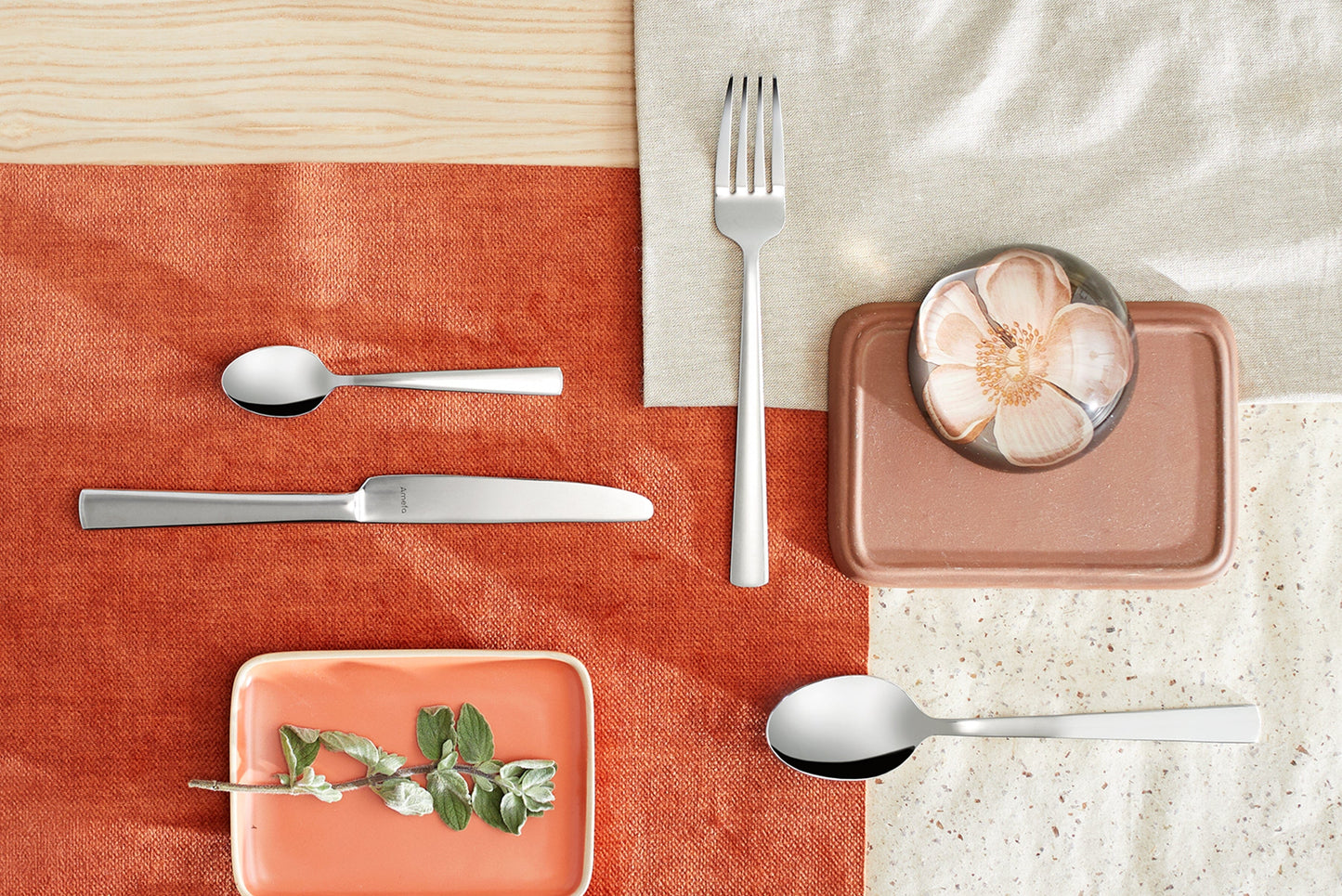 Amefa - Moderno 78-delige Bestekset 12 Personen Hoogglans - in luxe kist Bestekset Amefa 